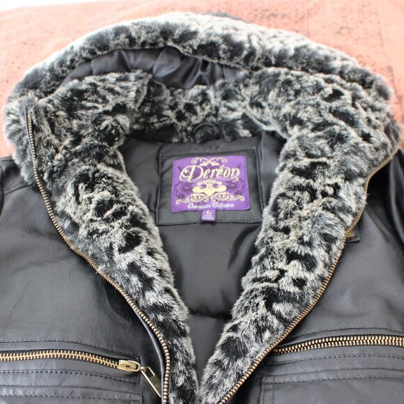 Genuine Leather Coat - House of Dereon, Beyonce - Picture 10 of 10